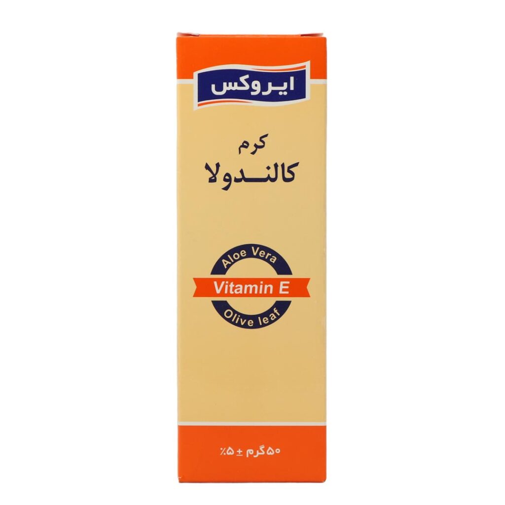 کرم Calendula Irox حاوی ویتامین E