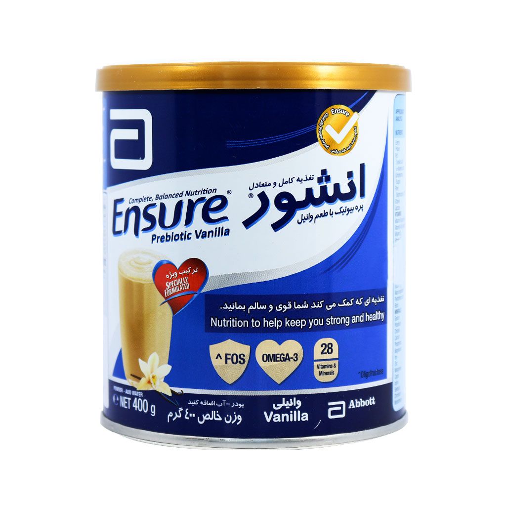 پودر انشور ابوت ۴۰۰ گرمی طعم وانیل