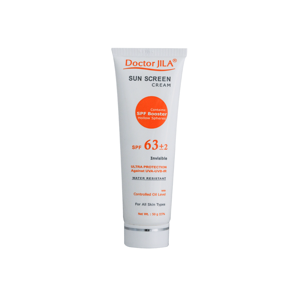کرم ضد آفتاب فاقد چربی SPF63 دکتر ژیلا مناسب انواع پوست ۵۰ میلی لیتر