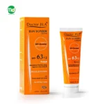 کرم ضدآفتاب رنگی دکتر ژیلا SPF63 مدل DJ3 مناسب انواع پوست وزن 50 گرم