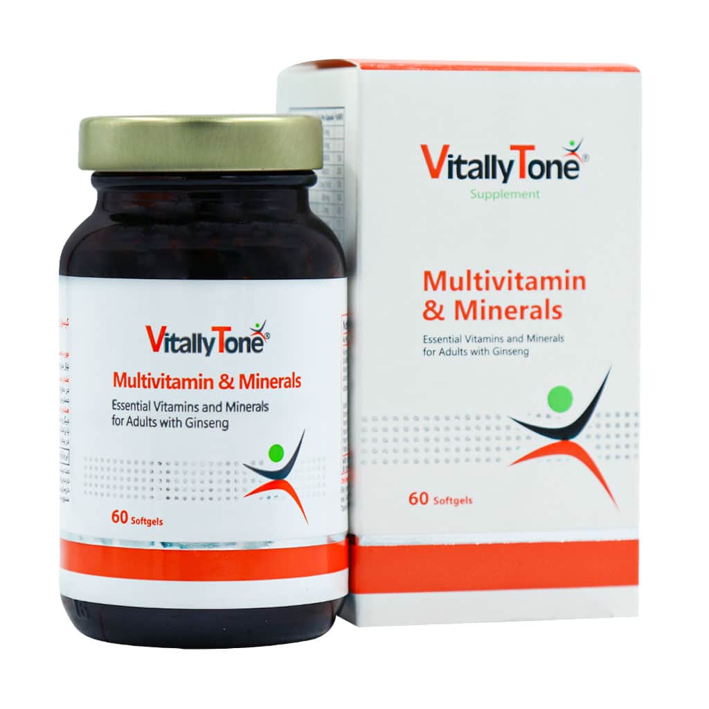 مولتی ویتامین و مواد معدنی ویتالی تون 60 عددی